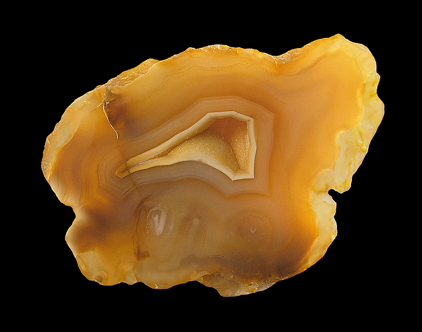 Agate with Quartz, Sweet Home, Linn County, Oregon